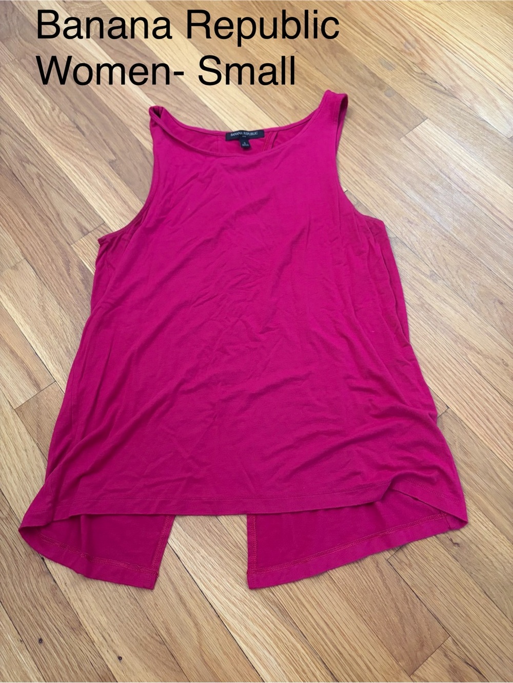 Banana Republic Women's Sleeveless Tank Top - Raspberry